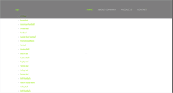 Desktop Screenshot of customisedballs.com
